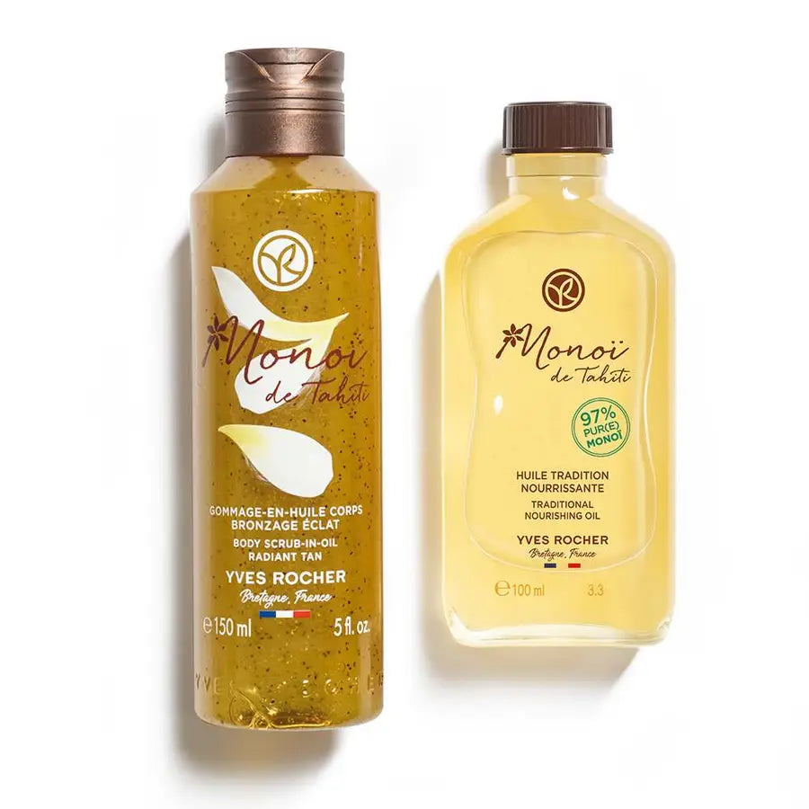 Körper Öl Peeling Monoi – Sanftes Peeling für glatte Haut & strahlenden Glow