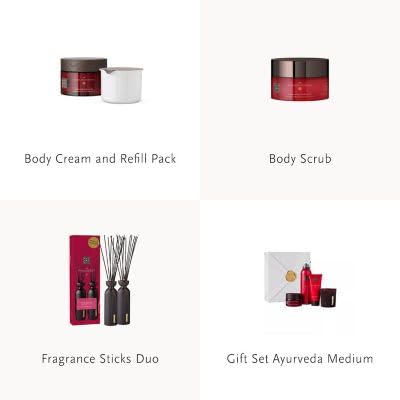 RITUALS The Ritual of Ayurveda Duschschaum Set (3x200ml) – Luxuriöse Pflege mit indischer Rose & Mandelöl