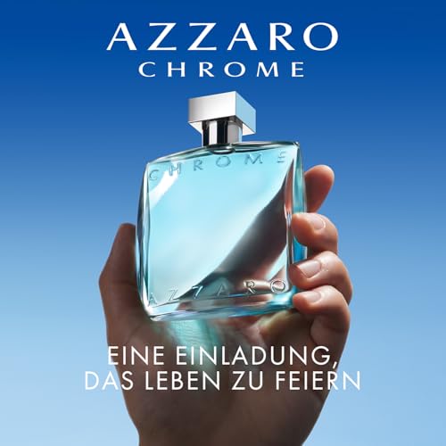 Azzaro Chrome Eau de Toilette Herren 100 ml – Aquatisch-frischer Zitrusduft