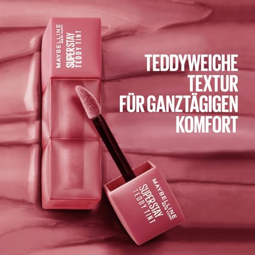 Maybelline Superstay Teddy Tint Lippenstift – Soft Matte & Long Lasting