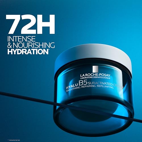 La Roche-Posay Hyalu B5 Creme – Feuchtigkeitspflege mit Hyaluron für empfindliche Haut, 50 ml