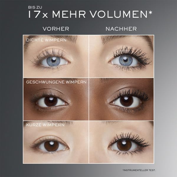 Lancôme Hypnôse Drama Mascara Schwarz – Intensives Volumen, 24H Halt