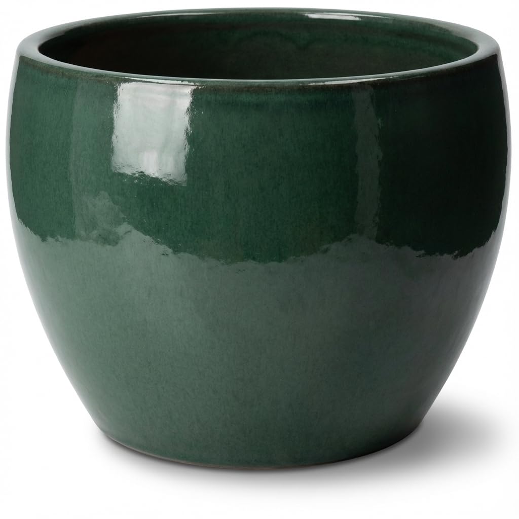 Keramik Blumentopf Jade – Stilvoller Pflanzkübel für Balkon, Garten & Zuhause