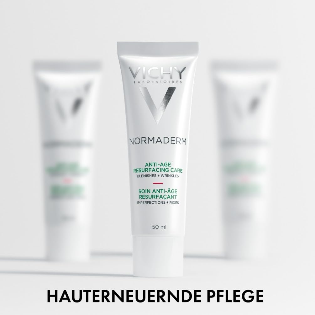 VICHY Normaderm Anti-Age – Pflege für unreine Haut, gegen Falten & Unreinheiten, 50 ml