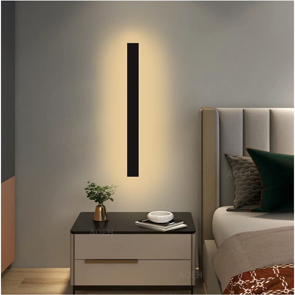 LED Außen-Wandleuchte Schwarz IP65 – Minimalistisches Aluminium Design