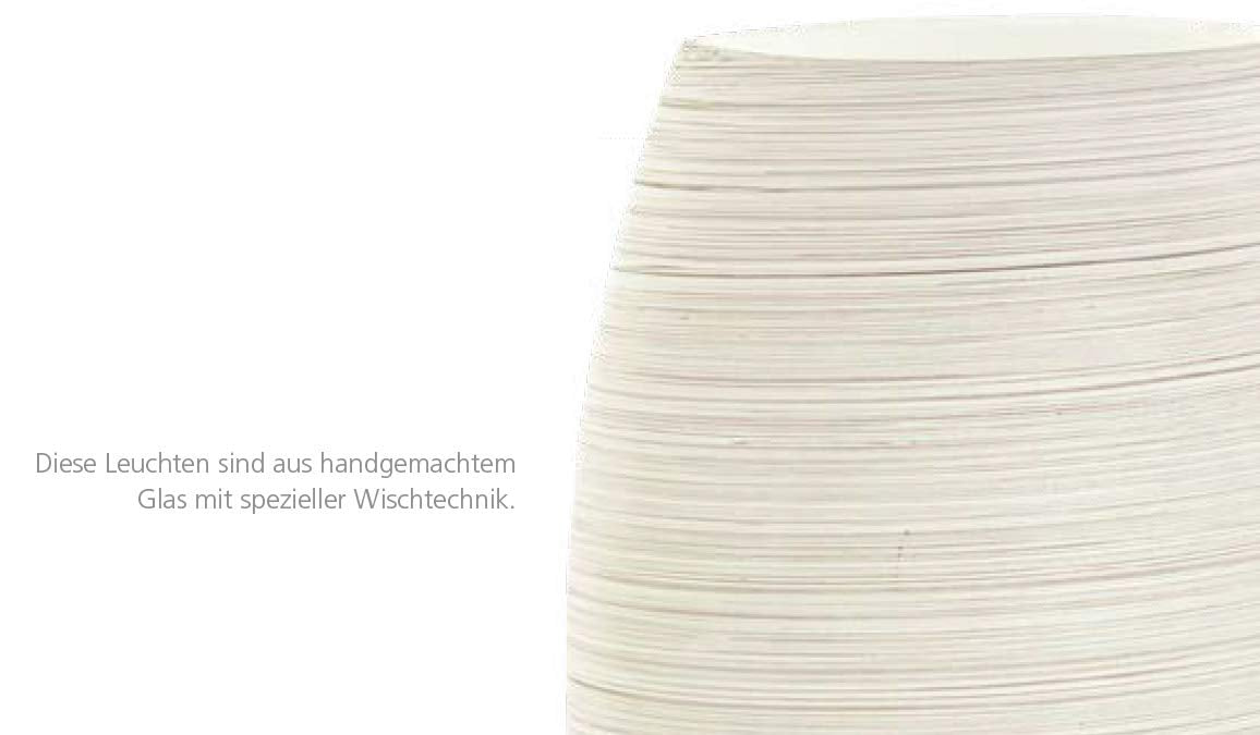 EGLO Batista Pendelleuchte 4-flammig E27 – Hängelampe aus Stahl Nickel matt mit Glas