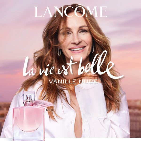Lancôme La Vie Est Belle Vanille Nude Eau de Parfum – Long-lasting Vanilla Fragrance for Women with Jasmine & Musk