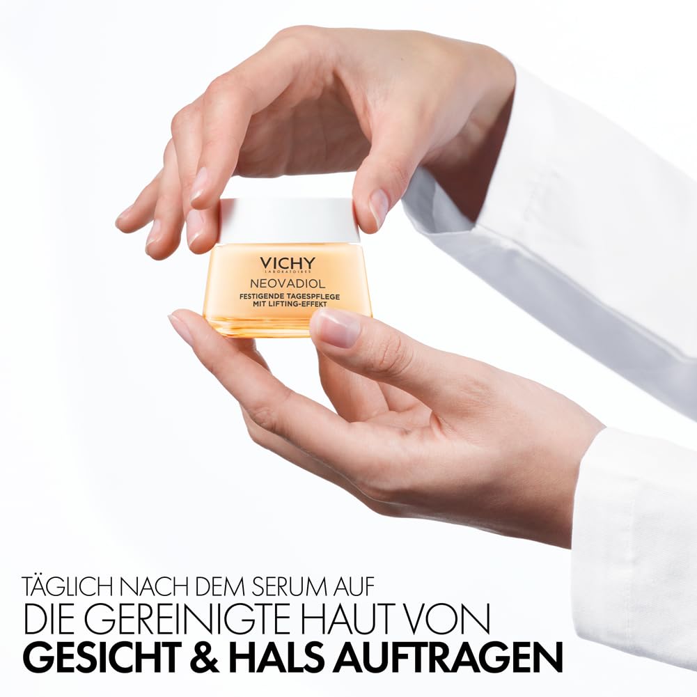 VICHY Firming Day Cream for Dry Skin – Anti-Aging with Lifting Effect & Hyaluron, 50 ml