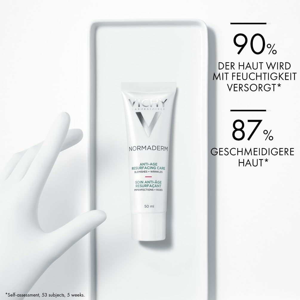 VICHY Normaderm Anti-Age – Pflege für unreine Haut, gegen Falten & Unreinheiten, 50 ml