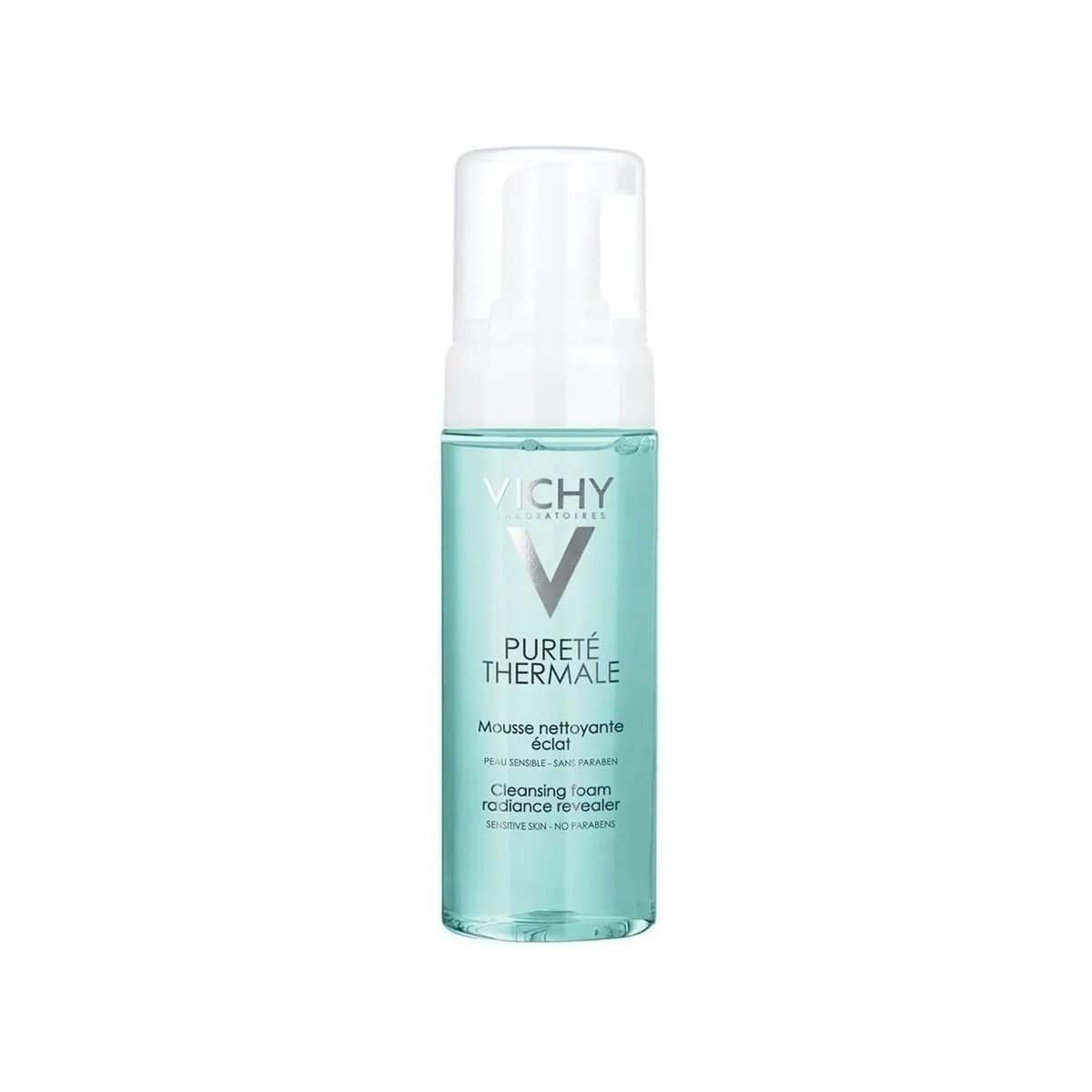 Vichy Pureté Thermale Reinigungsschaum – sanfte Gesichtsreinigung für empfindliche Haut, 150 ml