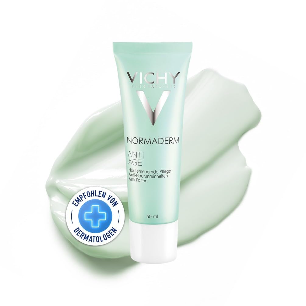 VICHY Normaderm Anti-Age – Pflege für unreine Haut, gegen Falten & Unreinheiten, 50 ml
