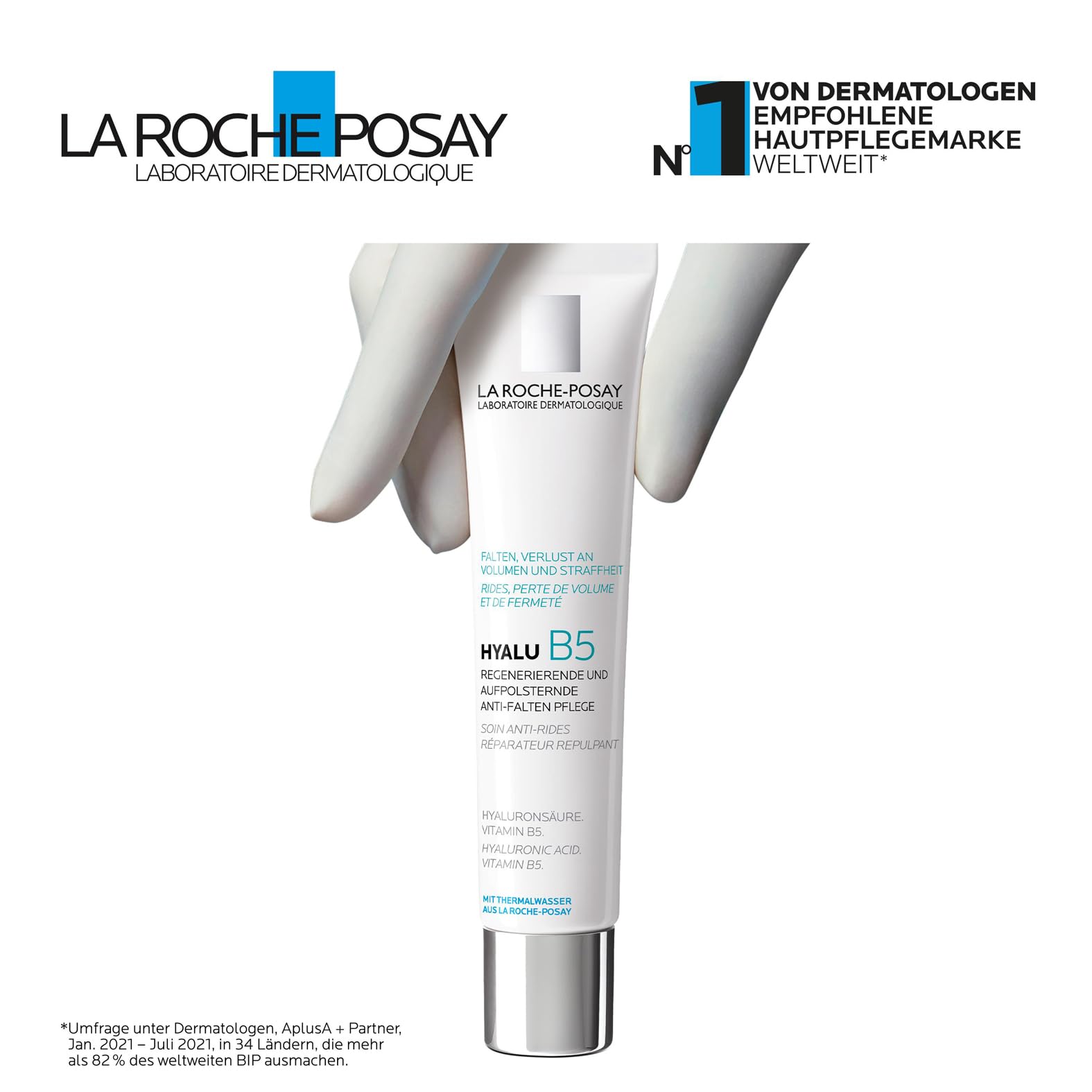 La Roche-Posay Hyalu B5 Anti-Aging Creme – mit Hyaluron für empfindliche Haut, 40 ml