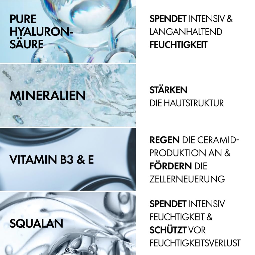 VICHY Minéral 89 Boost Creme – Feuchtigkeitspflege für normale Haut, 72h Hydration, mit Hyaluron & Mineralien, 50 ml