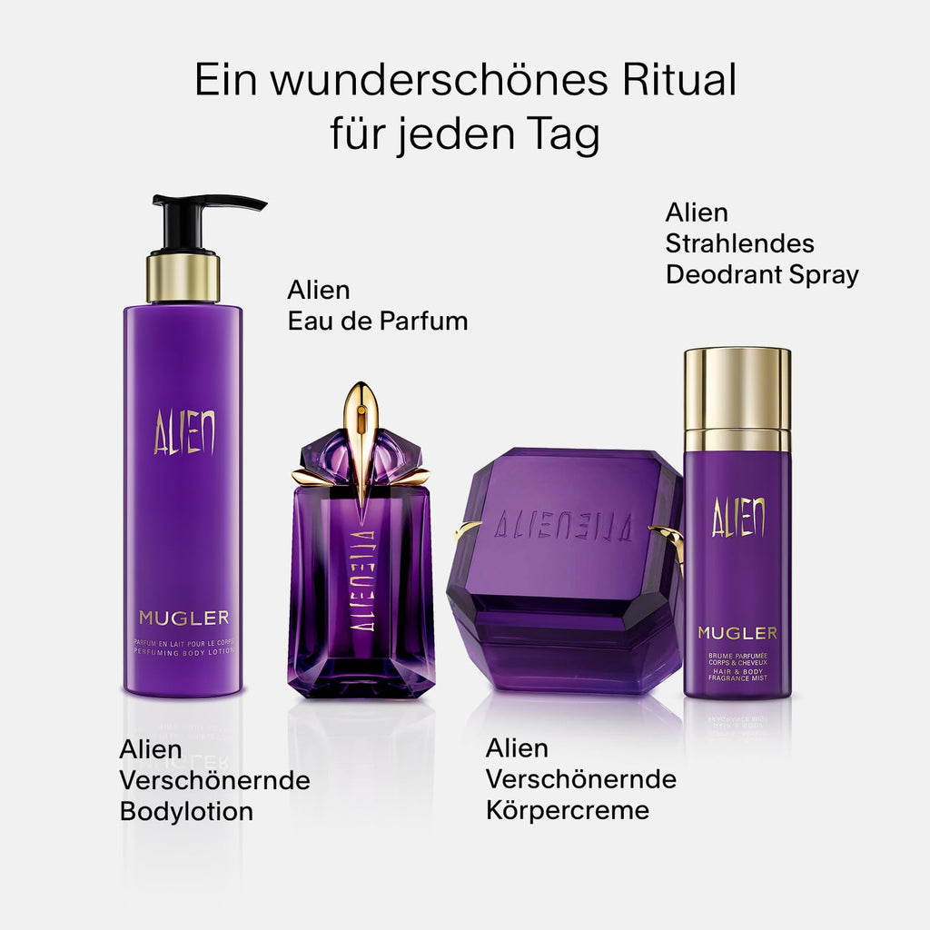 Mugler Alien Eau de Parfum 60 ml – woody floral amber fragrance for women, refillable