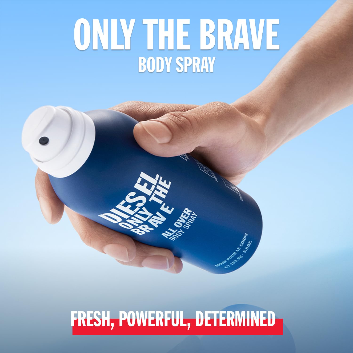 Diesel Only The Brave Body Spray for Men 200 ml – Powerful Masculine Scent