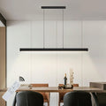 Moderne LED Pendelleuchte 100 cm dimmbar mit Fernbedienung – Hängelampe für Esstisch schwarz