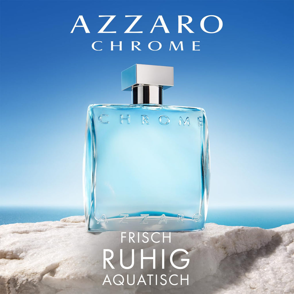 Azzaro Chrome Eau de Toilette Herren 100 ml – Aquatisch-frischer Zitrusduft
