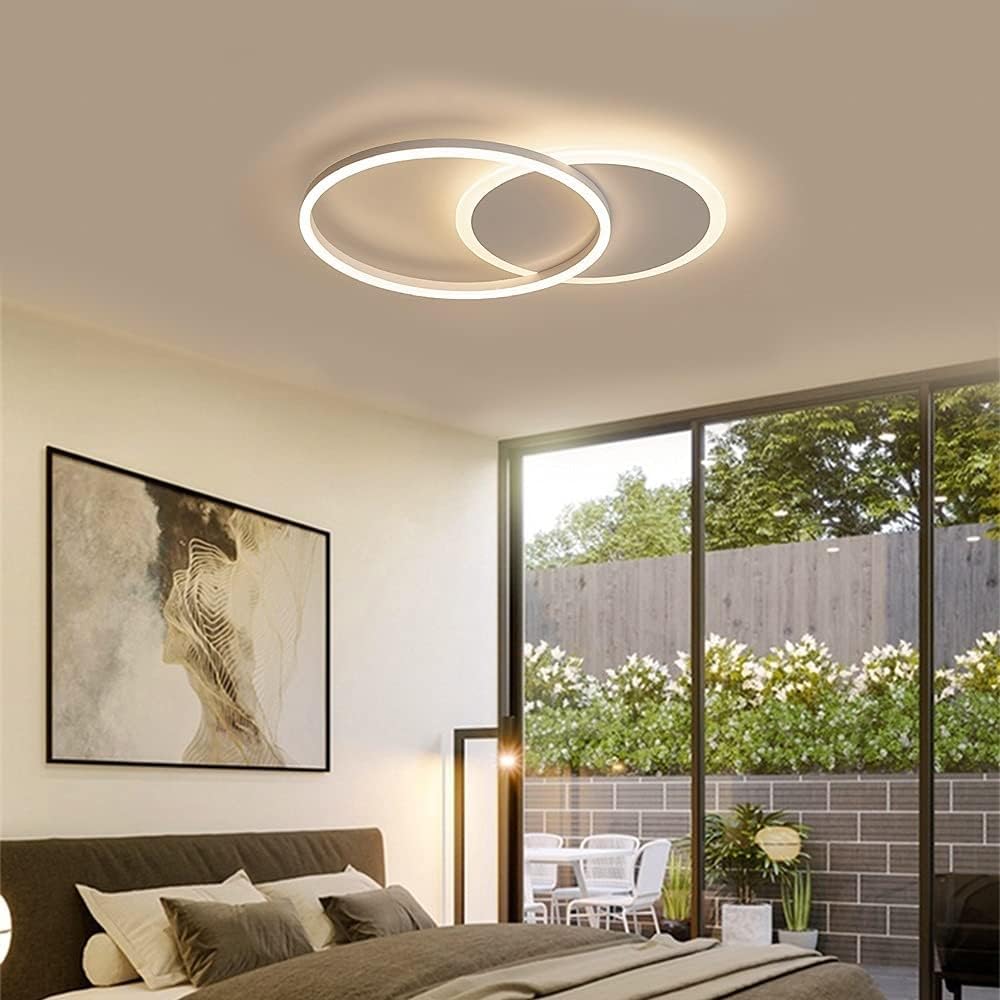 Elegante LED Ring-Deckenlampe – Dimmbar, Warm- & Kaltweiß