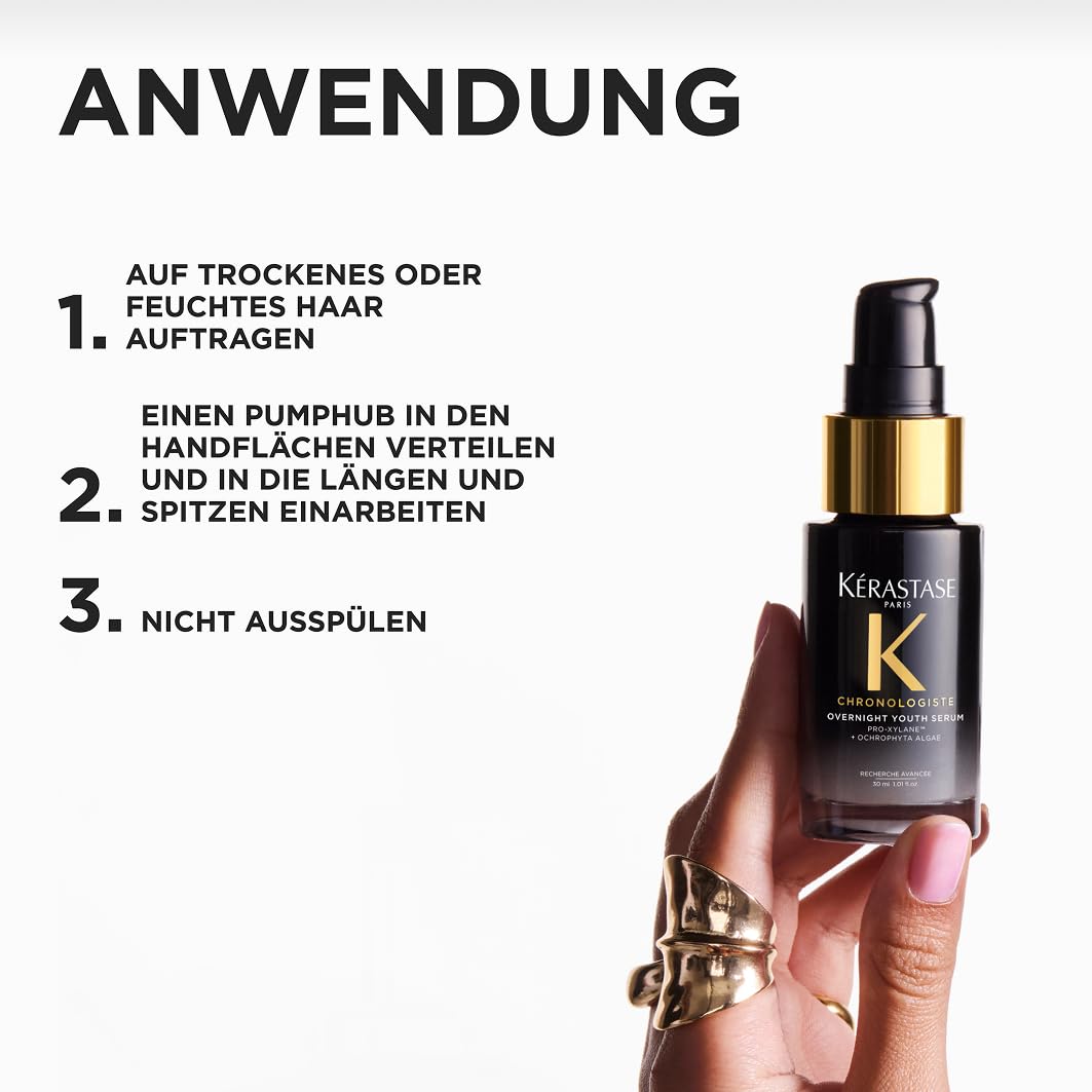 Kérastase Chronologiste Nachtserum 90ml – Anti-Aging, Glanz & Frizz-Kontrolle