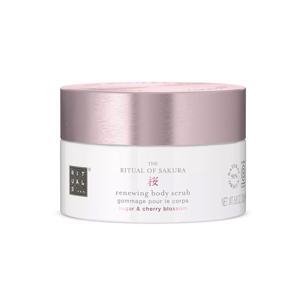 RITUALS The Ritual of Sakura Body Scrub – Luxuriöses Zucker-Körperpeeling mit Kirschblüte & Reisöl