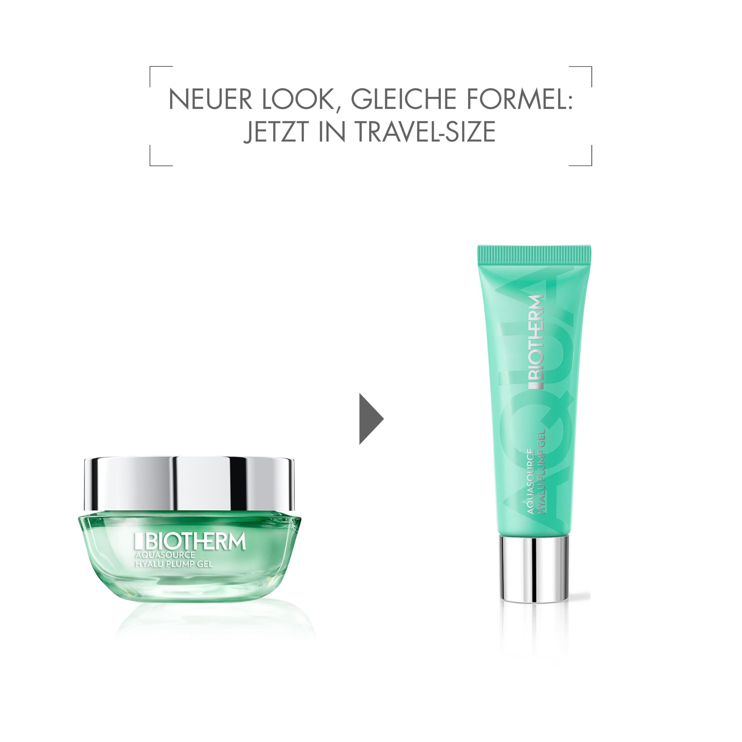 Biotherm Aquasource Hyalu Plump Gel – Feuchtigkeitsgel mit Hyaluron & Life Plankton, 30 ml
