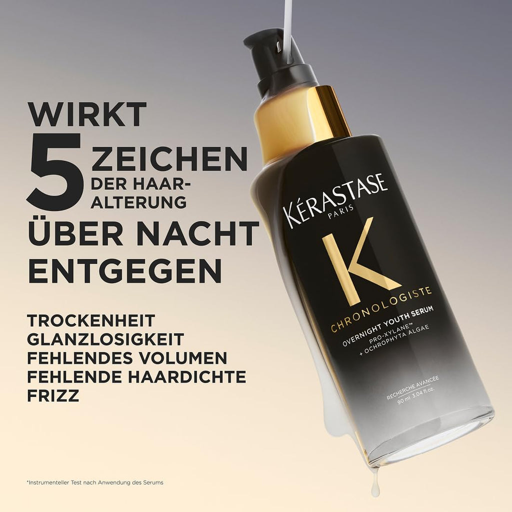 Kérastase Chronologiste Nachtserum 90ml – Anti-Aging, Glanz & Frizz-Kontrolle