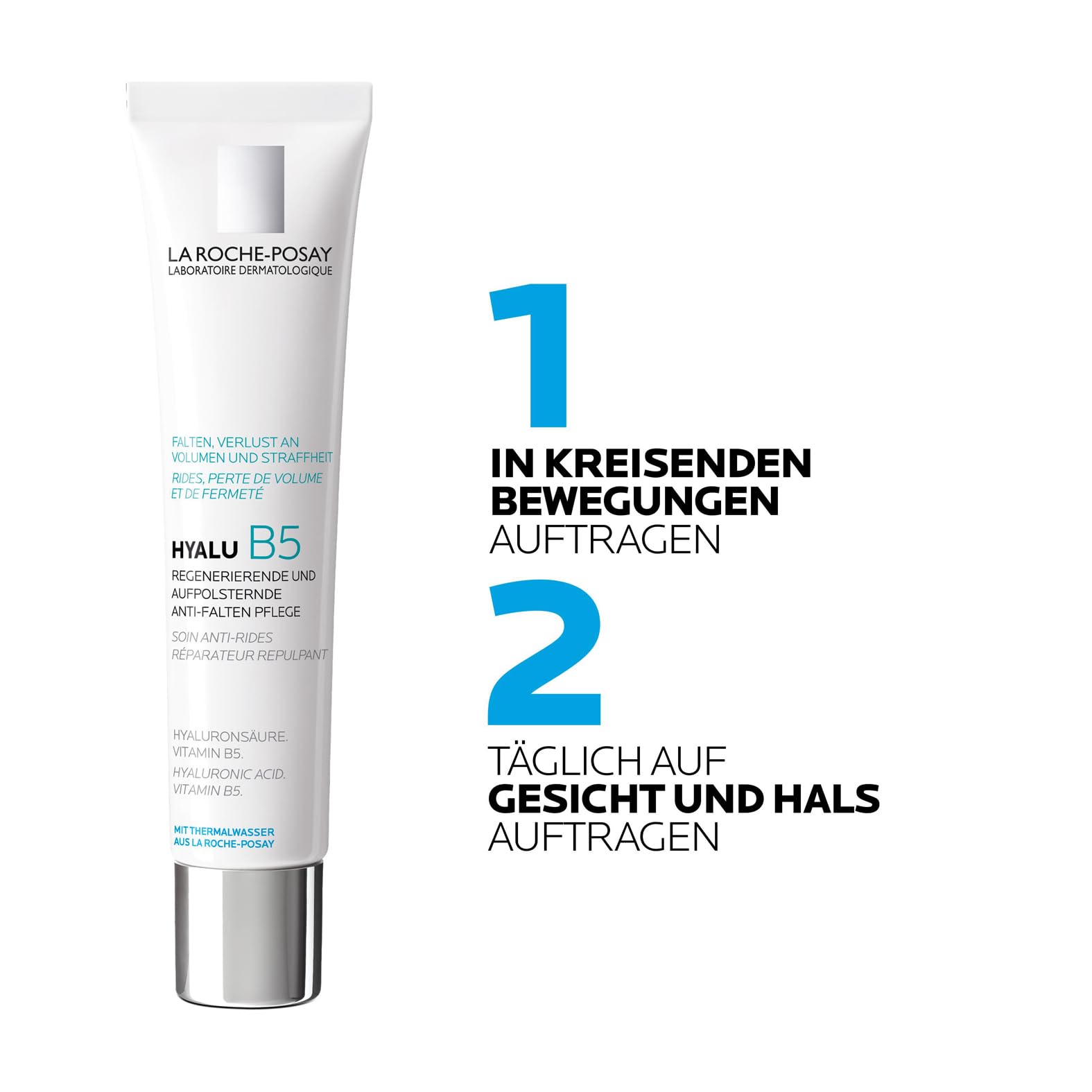 La Roche-Posay Hyalu B5 Anti-Aging Creme – mit Hyaluron für empfindliche Haut, 40 ml