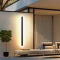LED Außen-Wandleuchte Schwarz IP65 – Minimalistisches Aluminium Design