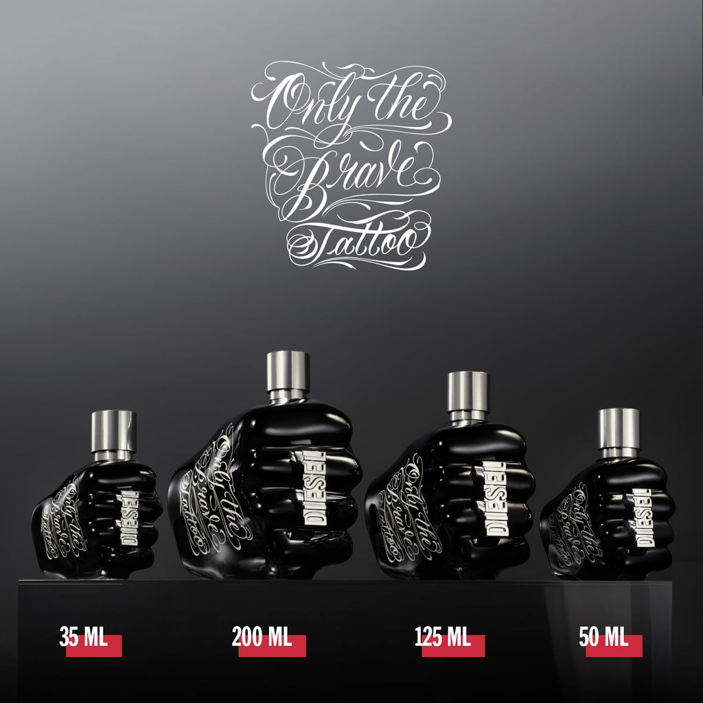 Diesel Only The Brave Tattoo Eau de Toilette for Men 200 ml – distinctive fragrance