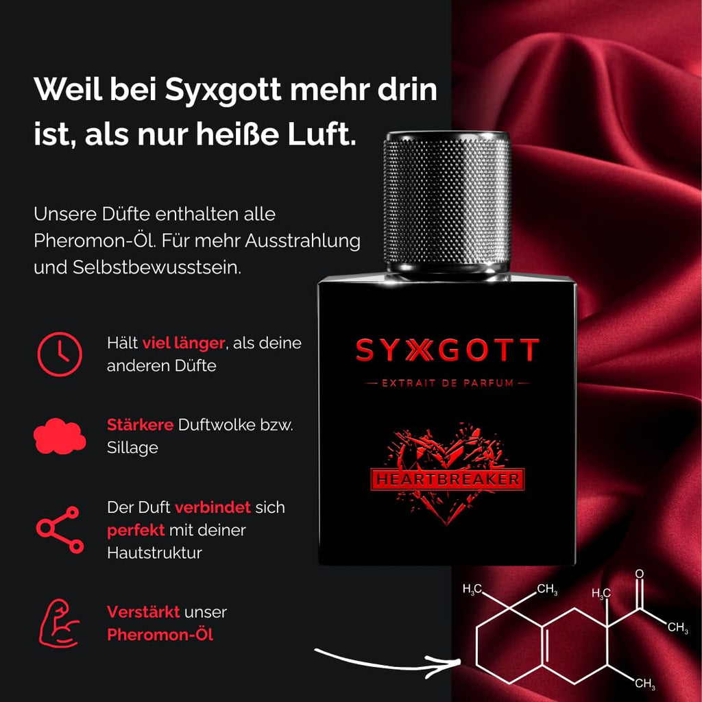 SYXGOTT Heartbreaker Extrait de Parfum Herren – Intensiver, langanhaltender Luxus Duft