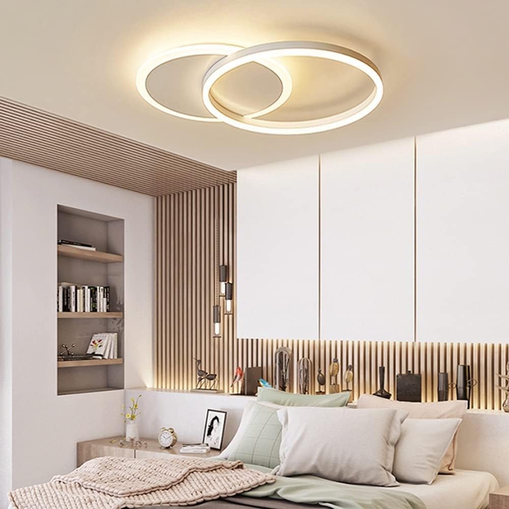 Elegante LED Ring-Deckenlampe – Dimmbar, Warm- & Kaltweiß