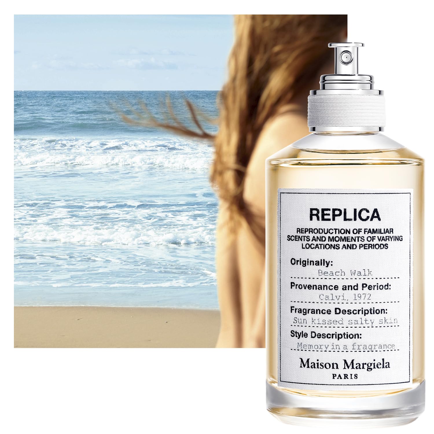 Maison Margiela Replica Beach Walk Eau de Toilette 100 ml – Fresh Summer Fragrance