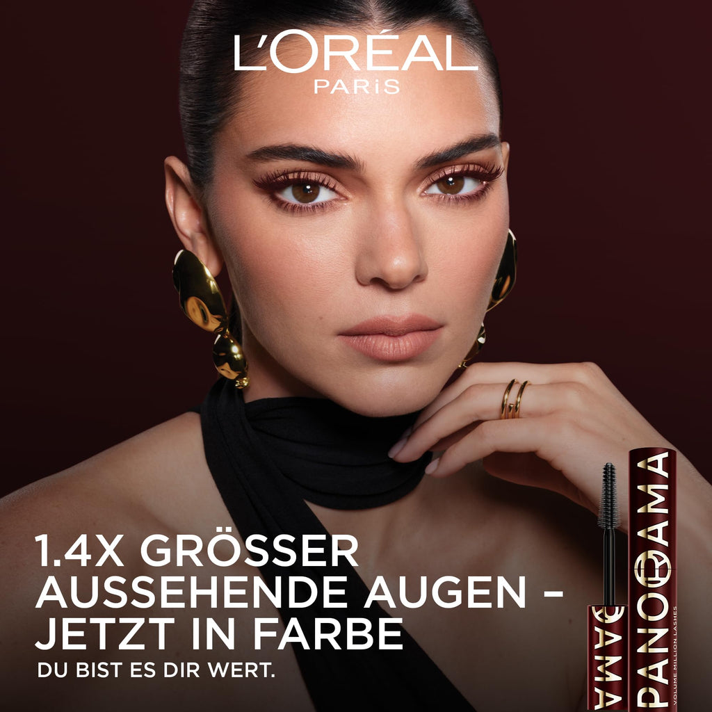 L'Oréal Panorama Mascara Bordeaux – Volumen Wimperntusche Farbe & Länge