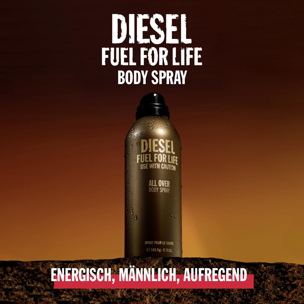 Diesel Fuel For Life Body Spray for Men 200 ml – Aromatic Fragrance