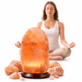 Himalaya Salzlampe – Natürliche Kristallsalz Lampe für Entspannung, Meditation & Schlafzimmer