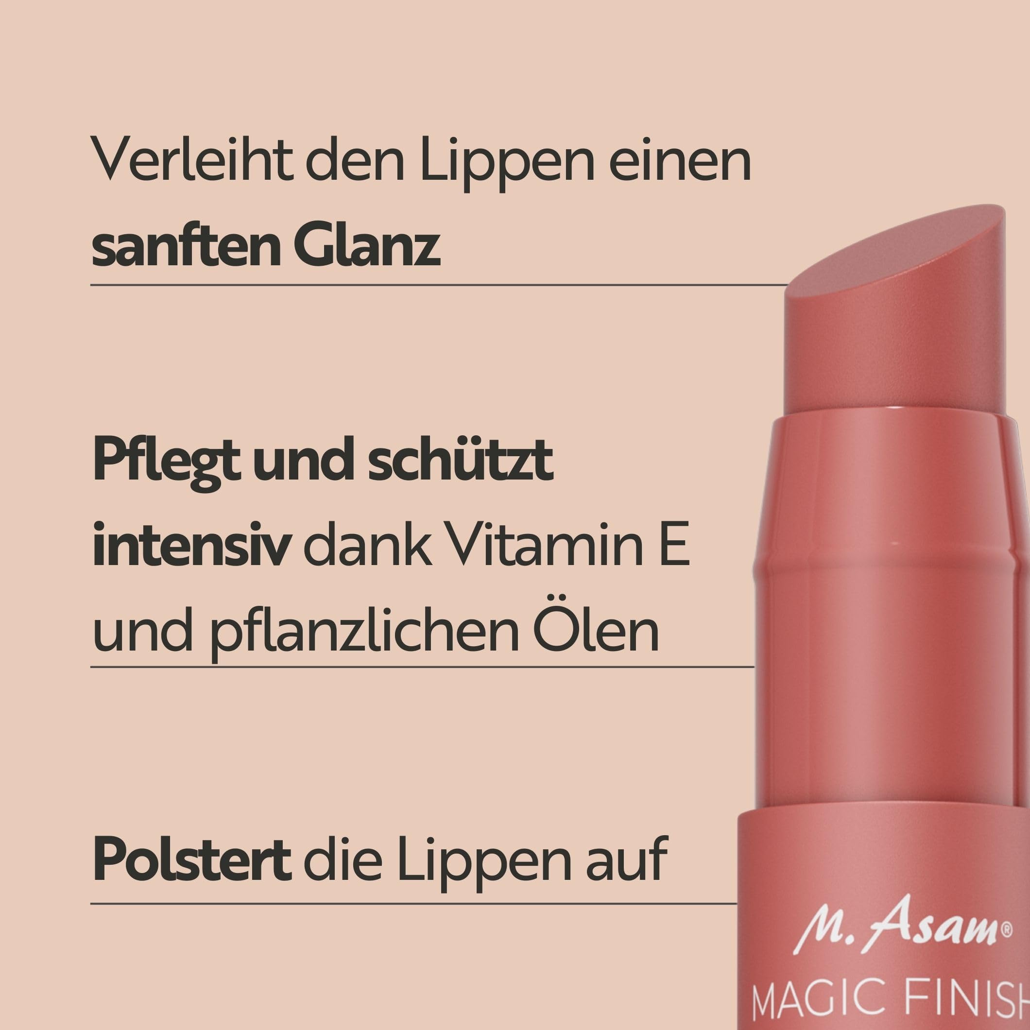 M. Asam Magic Finish Lippenbalsam Caramel Kiss – Pflege & Volumen Effekt