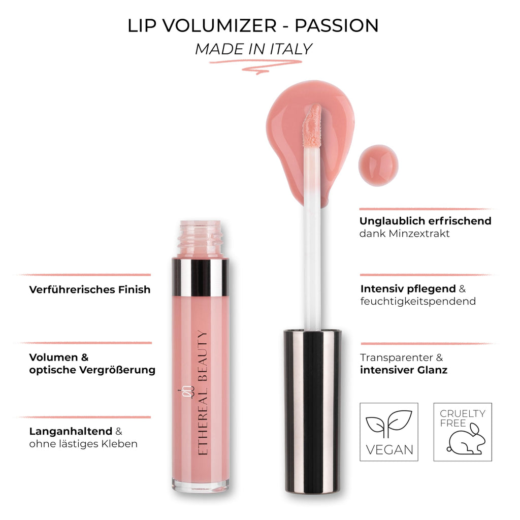 Ethereal Beauty Lip Volumizer Passion – Plumping Lip Gloss & Booster 4,5 ml