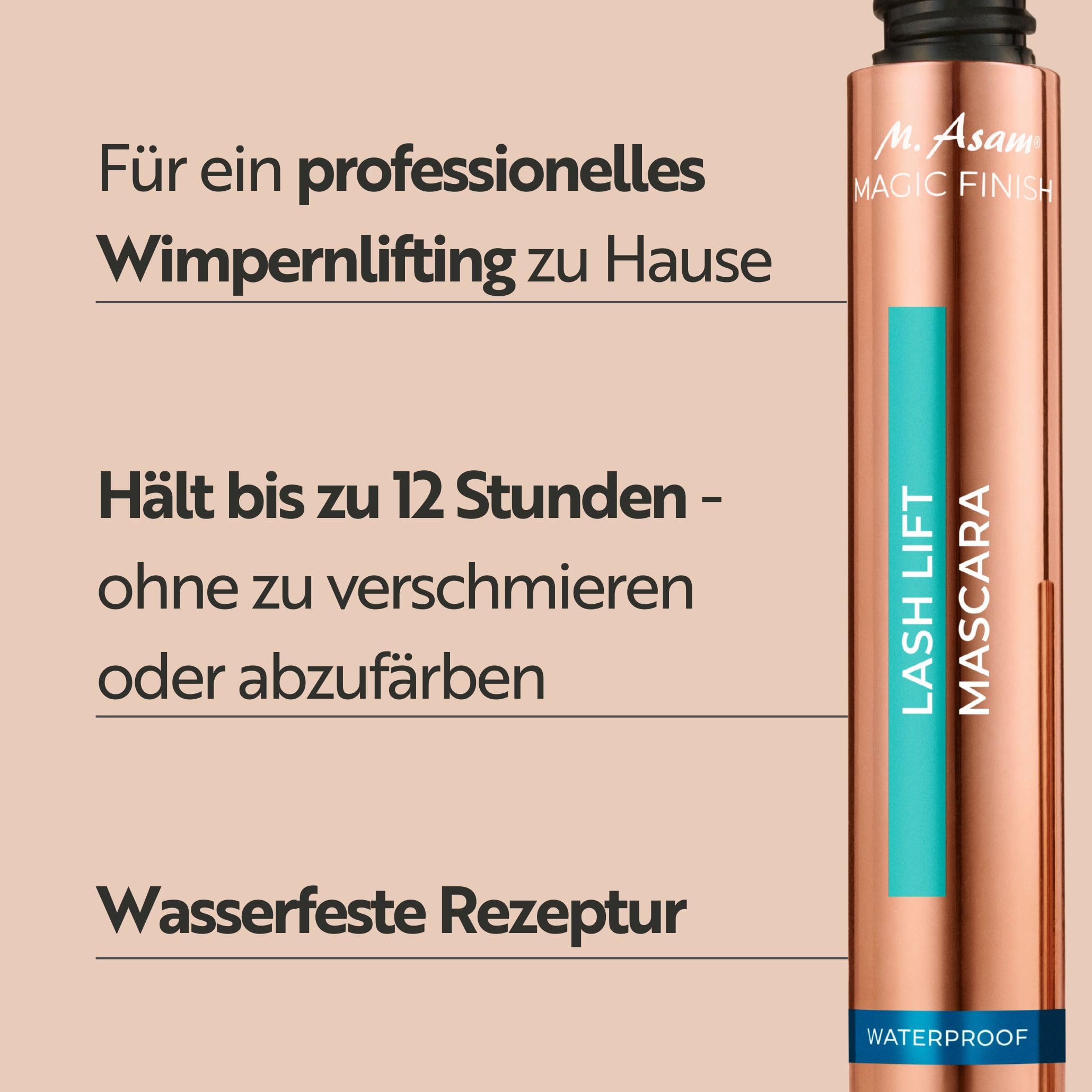 M. Asam Lash Lift Mascara Waterproof – Volumen & Schwung Deep Black