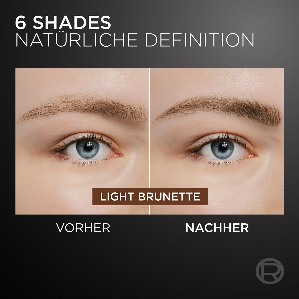 L'Oréal Faux Brow Augenbrauenstift – Natürlich definierte Brauen 2 Tage Halt