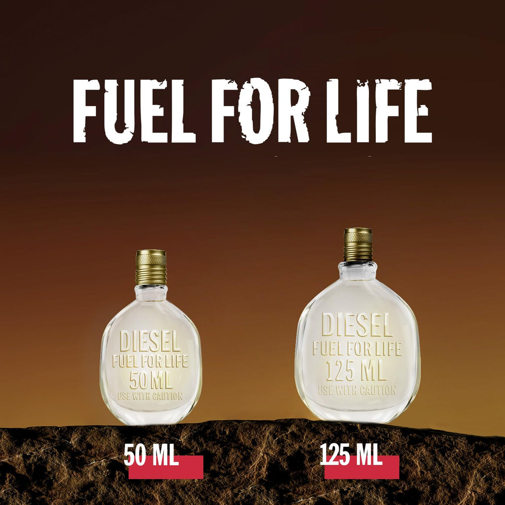 Diesel Fuel For Life Eau de Toilette for Men 100 ml – fresh woody scent