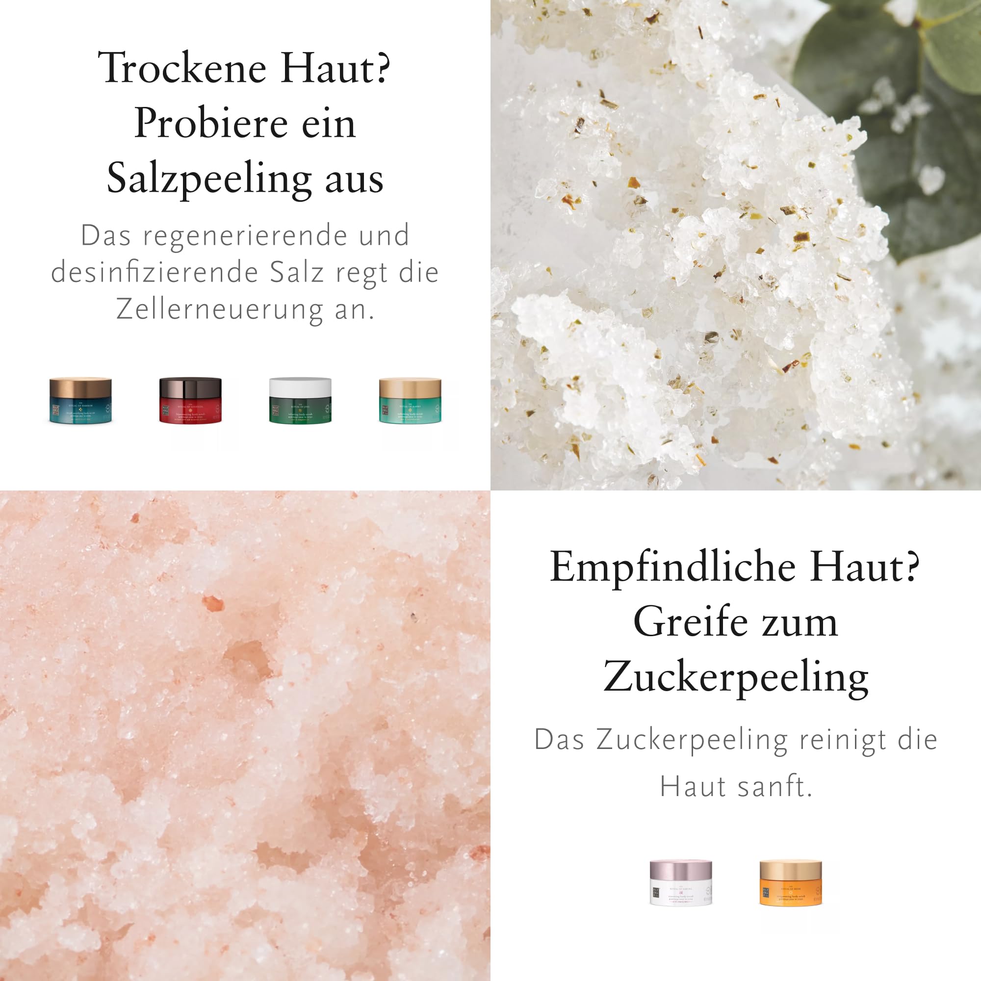 RITUALS The Ritual of Sakura Body Scrub – Luxuriöses Zucker-Körperpeeling mit Kirschblüte & Reisöl
