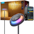 RGBICWW LED Stehlampe Deckenfluter – Smart Wohnzimmerlampe dimmbar mit Alexa & 80 Szenen