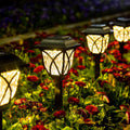 GIGALUMI Solarlampen Garten 6er Set – LED Wegeleuchten warmweiß für außen