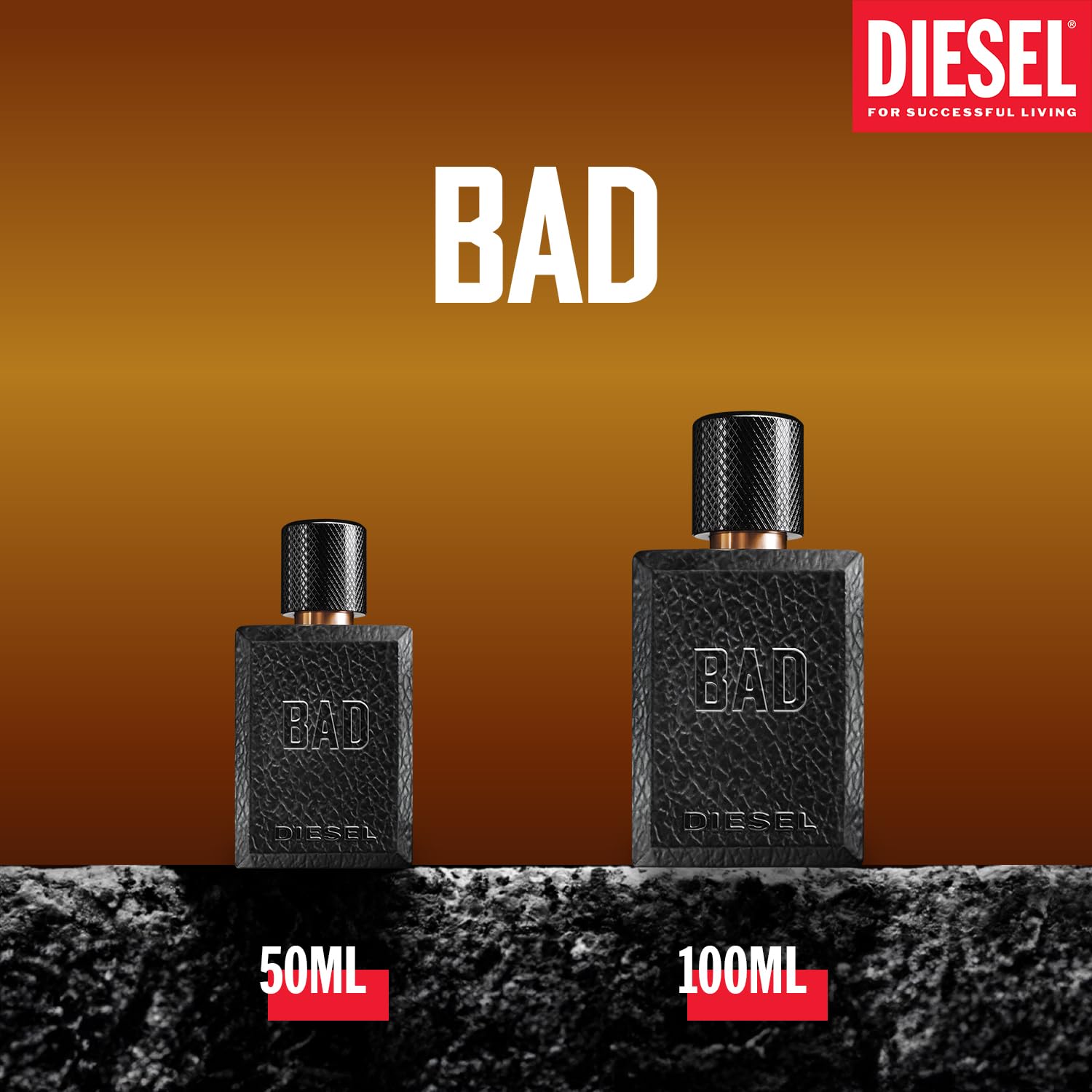 Diesel Bad Eau de Toilette für Herren 100 ml – aromatisch holziger Duft