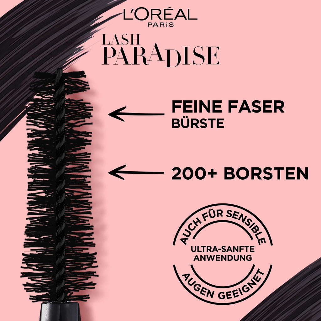 L'Oréal Lash Paradise Mascara Schwarz – Volumen & Länge ohne Verkleben