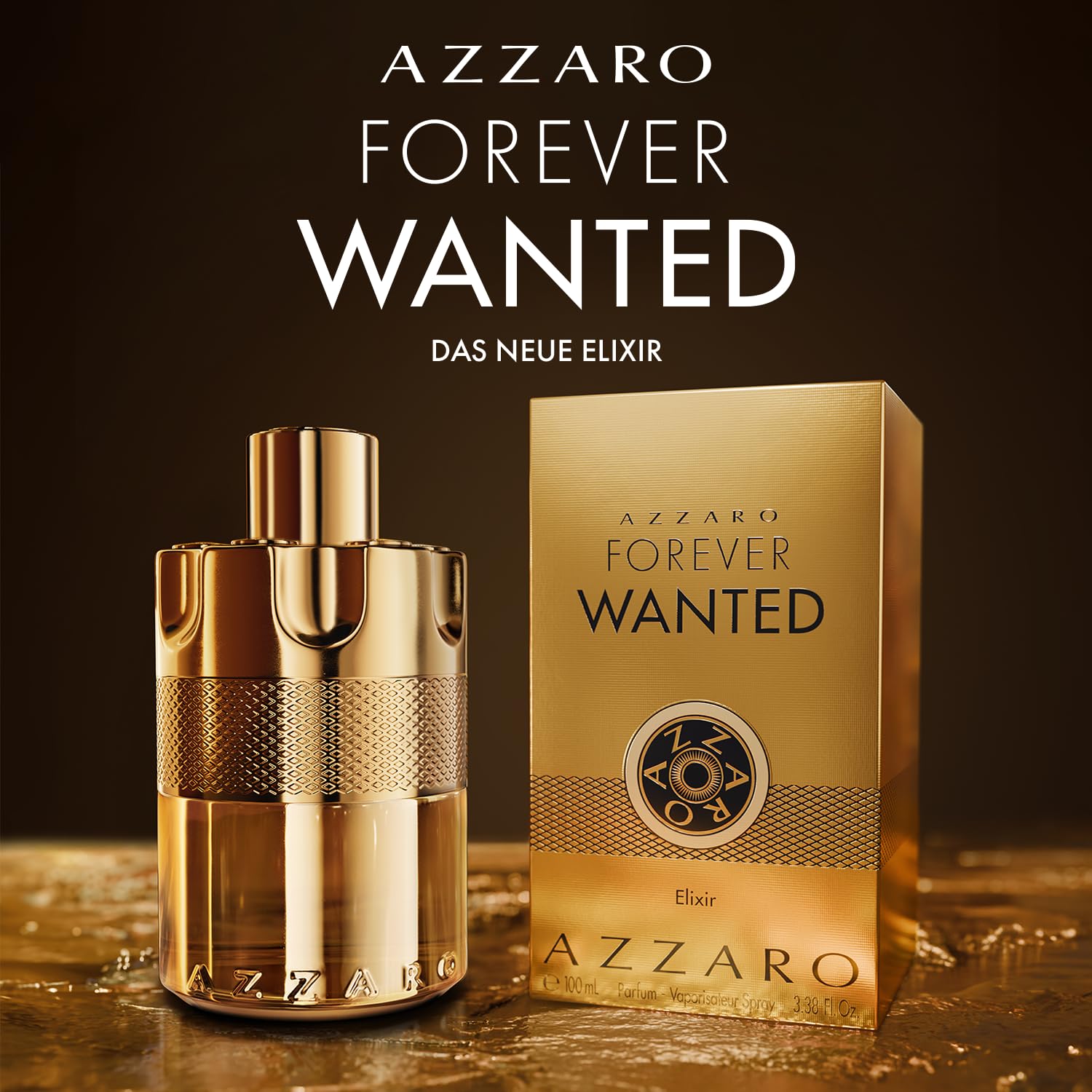 Azzaro Forever Wanted Elixir Eau de Parfum 100 ml – intensiver holzig-ledriger Herrenduft