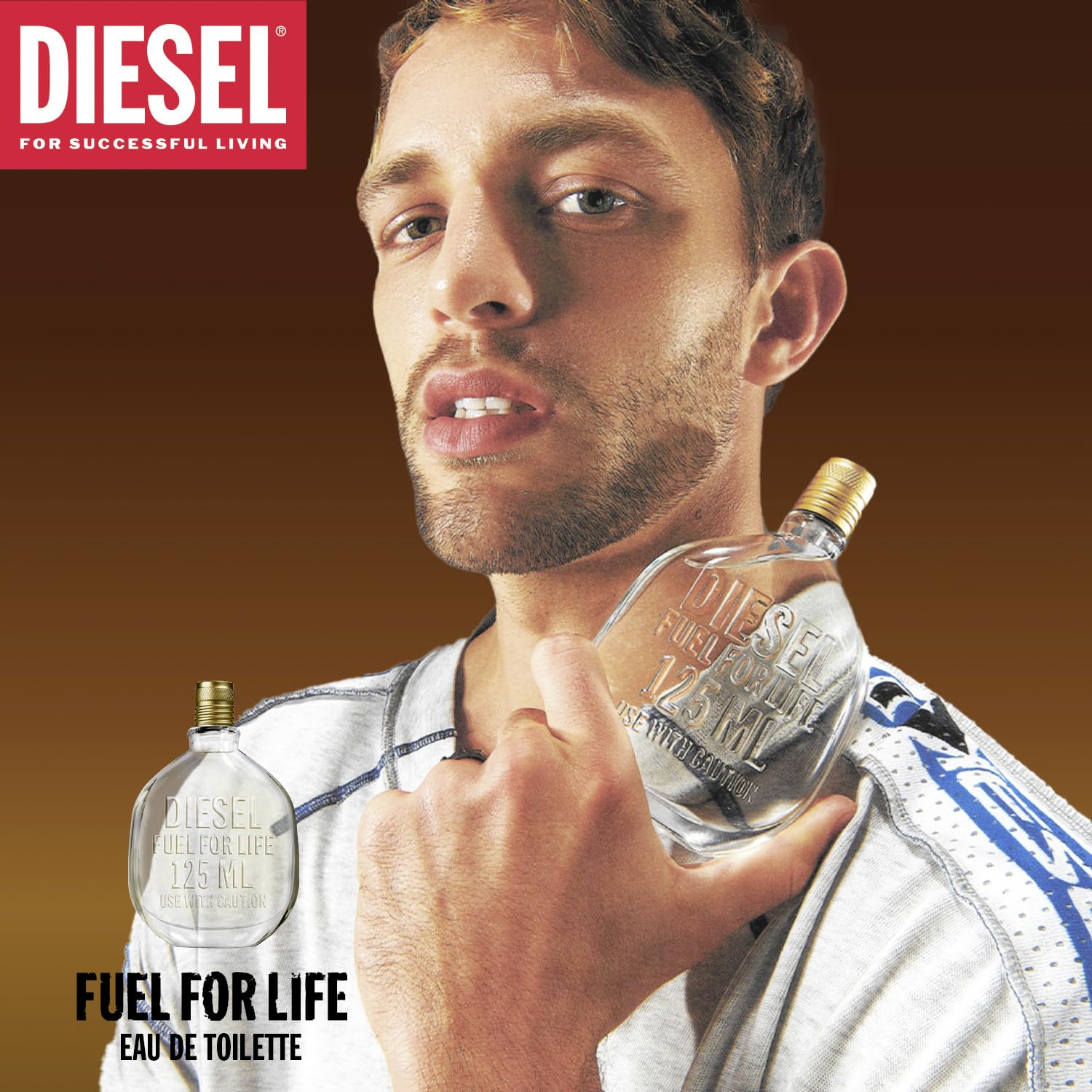 Diesel Fuel For Life Eau de Toilette für Herren 100 ml – frischer holziger Duft