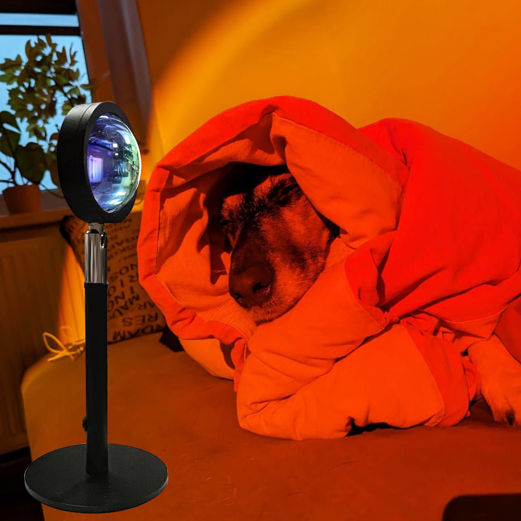 Sunset Projection Lamp – Aesthetic Ambient Lighting for Cozy Bedroom & Home Decor