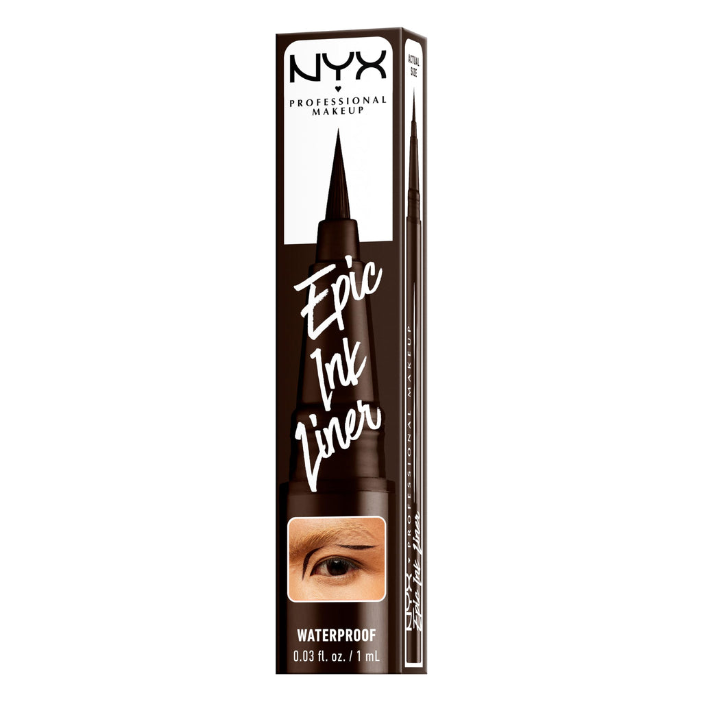 NYX Epic Ink Eyeliner Brown – Präziser Lidstrich & 24h Halt