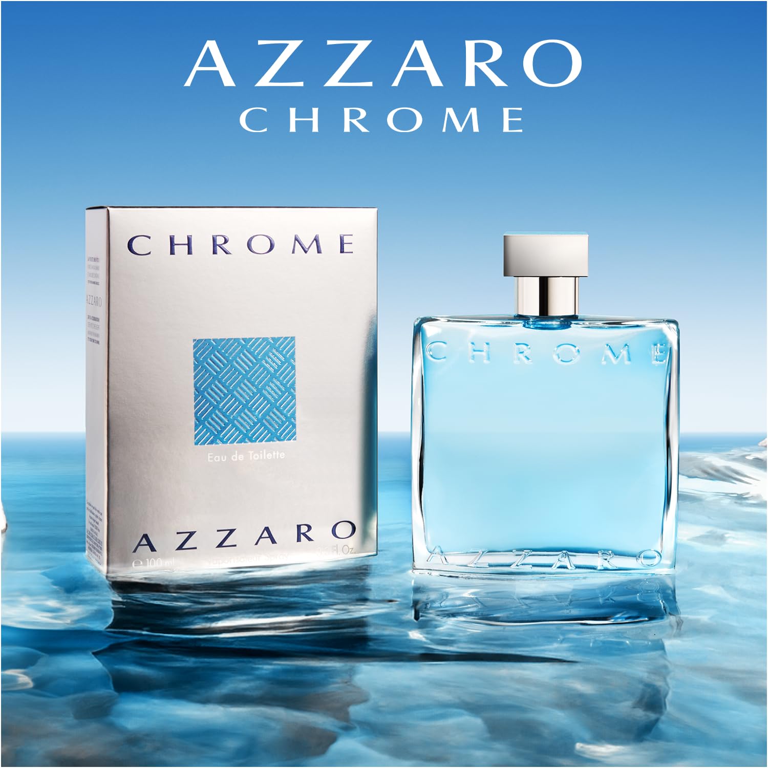 Azzaro Chrome Herrenparfum 100 ml – Frischer Duft mit mediterranen Holznoten